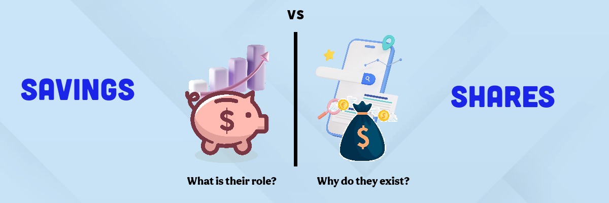 Savings Vs shares in a sacco